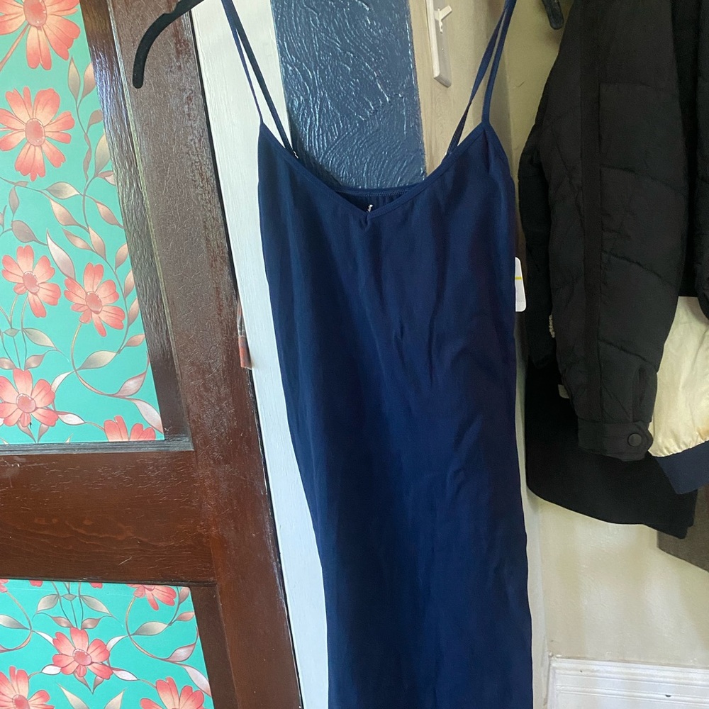 Free People Deep Blue Dress